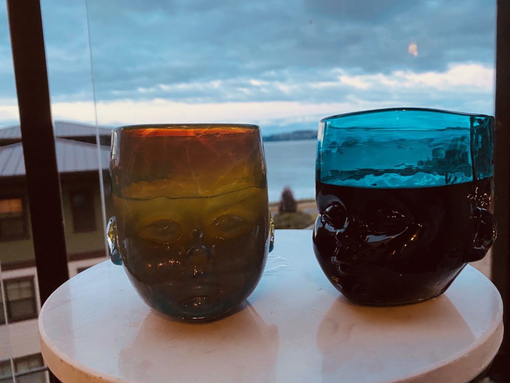 Baby Head Cups Sunset