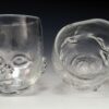 Two Clear Baby Head Cups