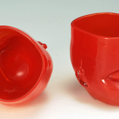 Baby Head Cup Red