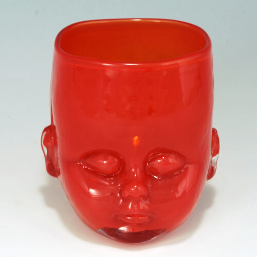 Baby Head Cup Red