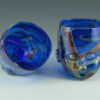 Two "Fabula" Glass Baby Head Cups