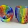 Two Rainbow Baby Head Cups