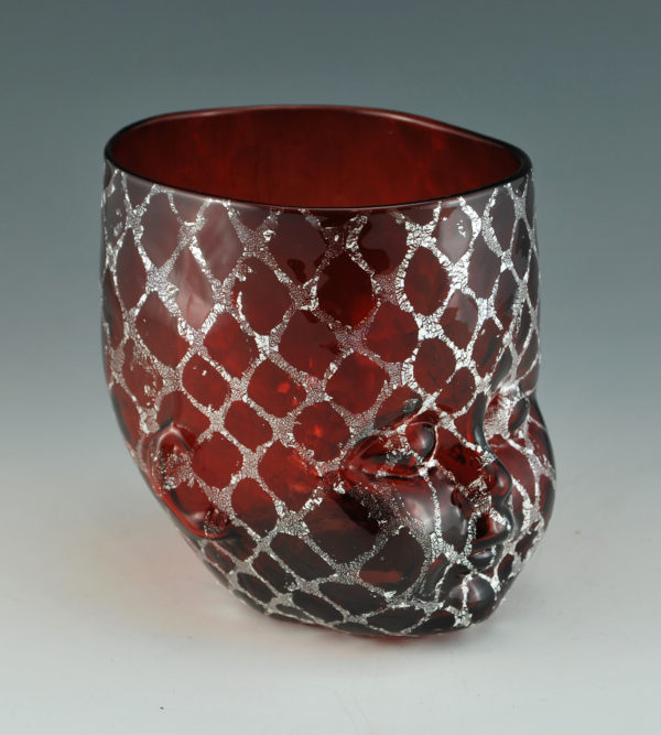 One Light Copper Ruby Baby Head Cup