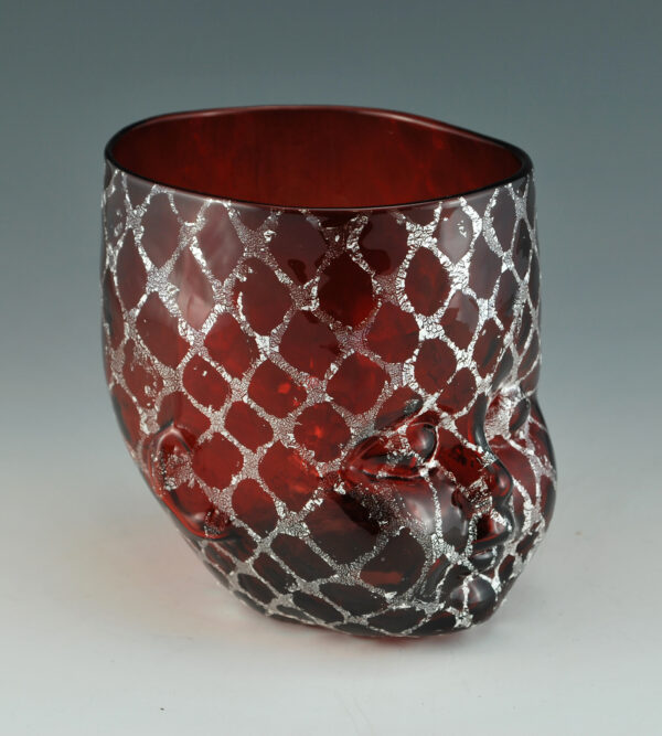 One Light Copper Ruby Baby Head Cup