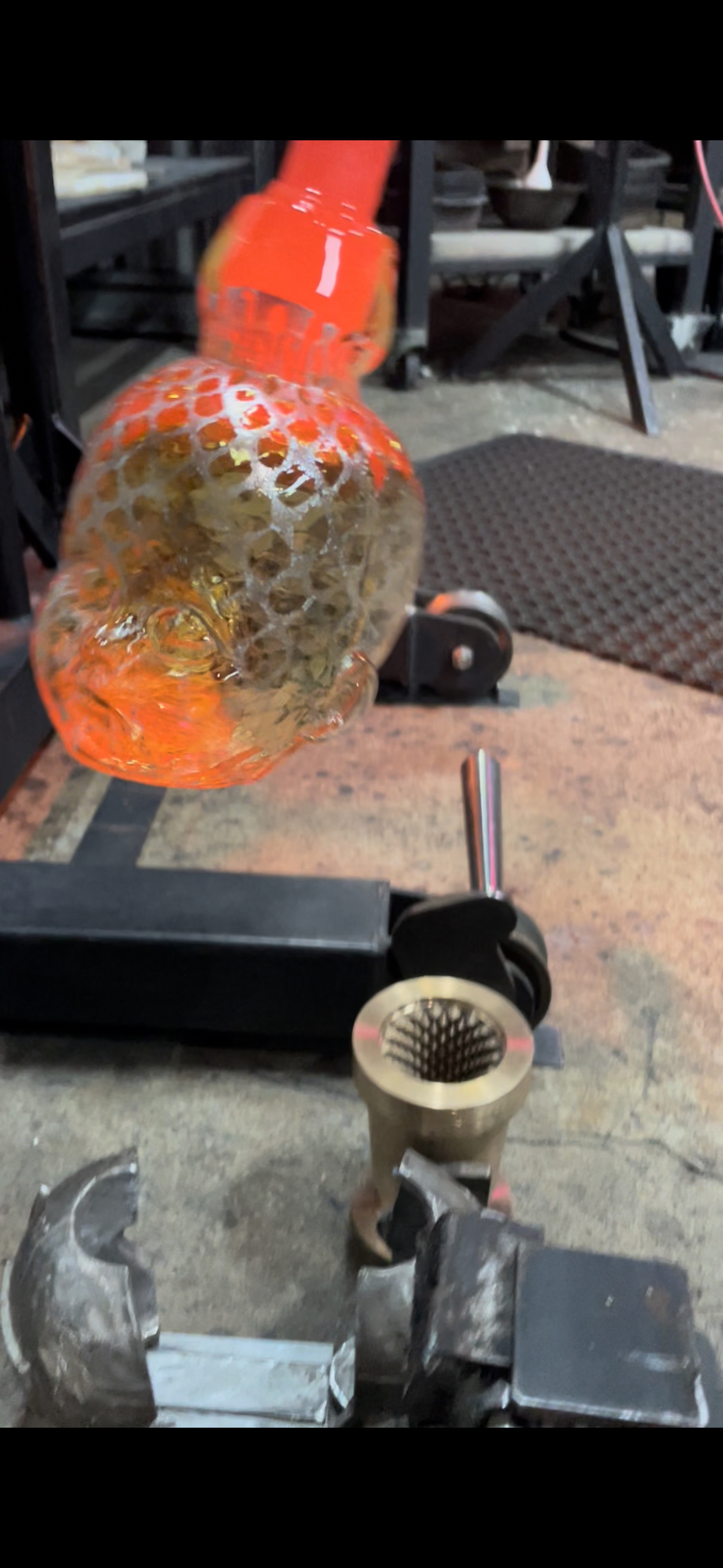 A Baby Head Cup fresh out of it's custom mold.