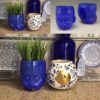 Blue Baby Head Cup and a ceramic tumbler