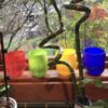 Set of Baby Head Cups on a window sill