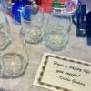 Four Baby Head Cups with a lovely note