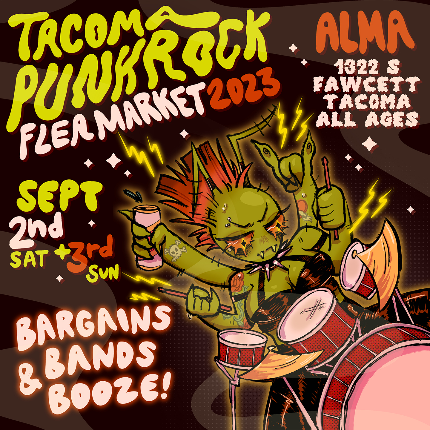 Punk Rock Fleamarket Poster