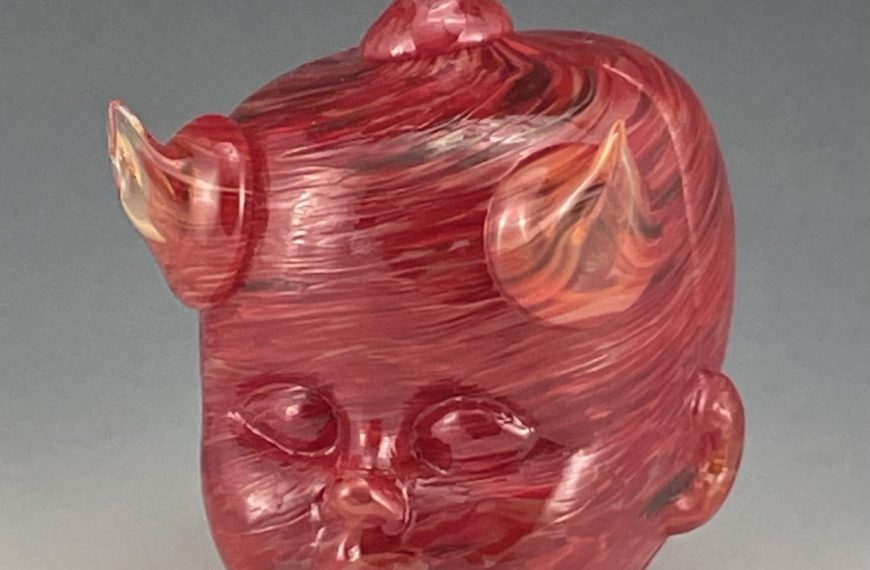 Diavolo Rosso Glass Ornament