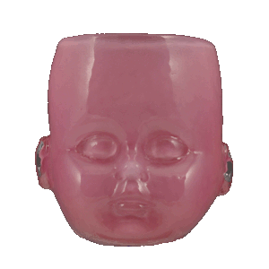 Pink Baby Head Cup Rotating